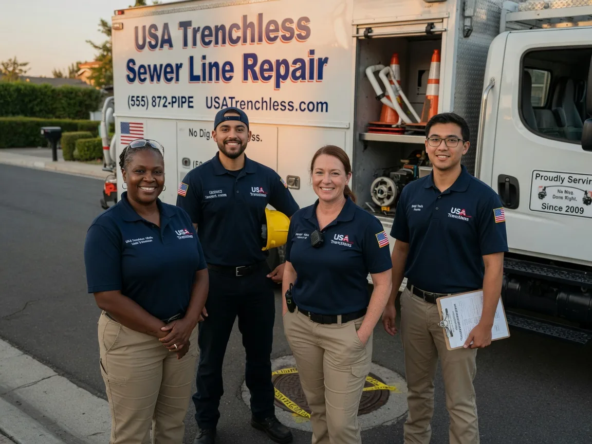 Sewer Line Repair company in Fair Oaks, IN